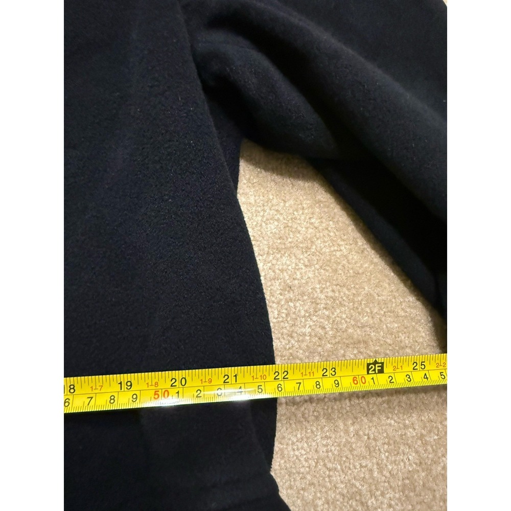 Hickey Freeman Cashmere? Wool? Trench Over Coat Black - Picture 13 of 14